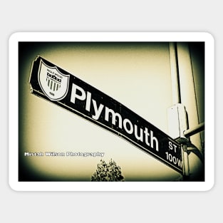 Plymouth Street1, Inglewood, CA by Mistah Wilson Sticker